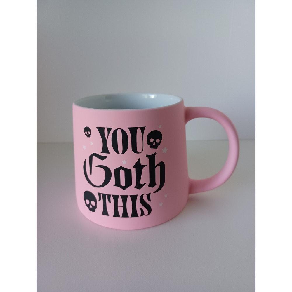 You Goth This Halloween Holiday Skull Pink Multicolor Ashland Coffee Cup Mug